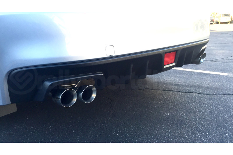 Nameless Performance Muffler Delete Double Wall Polished Tips