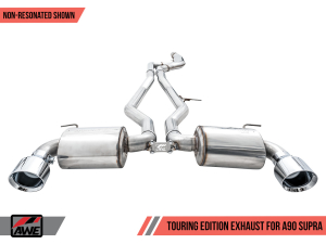 AWE Touring Edition Exhaust Resonated and Non-Resonated - Toyota Supra 2020+