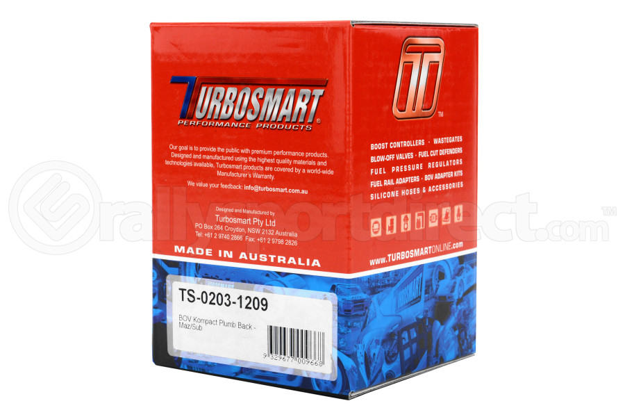 Turbosmart Recirculating Blow Off Valve Kompact Plumb Back Black (Part Number: TS-0203-1209) Turbosmart Recirculating Blow Off Valve Kompact Plumb Back Black (Part Number: )