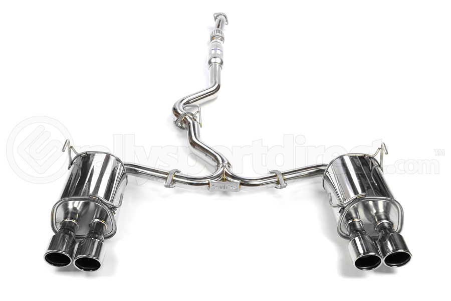 Invidia Q300 Cat Back Exhaust Stainless Tips Subaru Wrx
