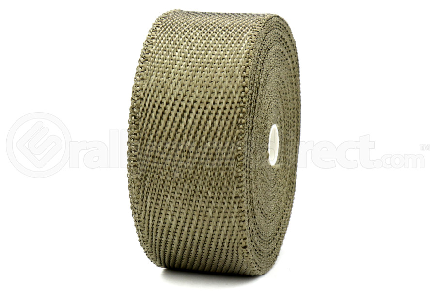 ProSport Titanium Header Wrap 50ftx2in Roll w5 Stainless Steel Zip Ties