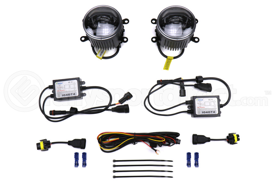 OLM Retical Style LED Fog Lights - Subaru Models (inc. 2015+ WRX / STI / 2013+ BRZ)