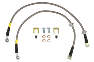 FactionFab Rear Stainless Steel Brake Lines - Subaru WRX 2002-2007