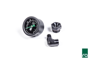 Radium Fuel Pressure Gauge with 8AN ORB Adapter 90deg - Universal