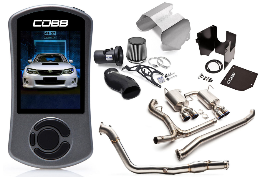 COBB Tuning Subaru Stage 2+ Power Package Titanium Black - Subaru WRX Sedan 2011-2014