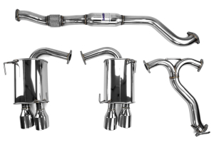 Invidia Q300 Cat Back Exhaust Stainless Tips - Subaru WRX/STI 2015+