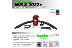 Boomba Racing Stage 1 Catch Can Kit - Subaru WRX 2022+