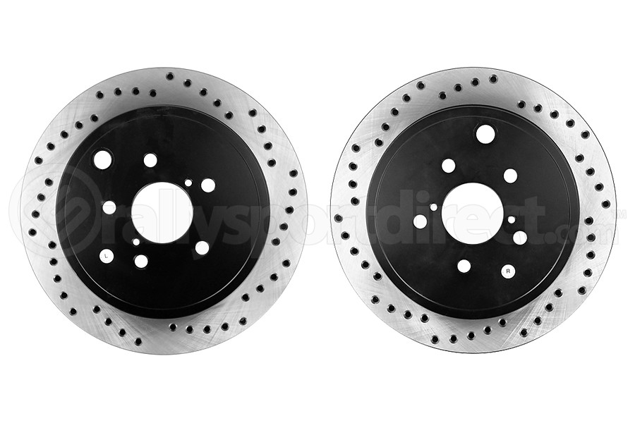 Stoptech Drilled Rear Rotor Pair - Subaru Premium 2013-2019 | 128.47031 ...