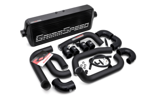 Grimmspeed Front Mount Intercooler Kit Black Core w/ Black Piping - Subaru STI 2008-2014