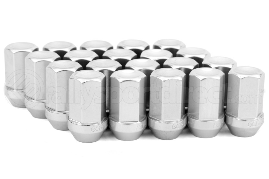 Gorilla Aluminum Closed End Silver Lug Nuts 12x150 44138AL20