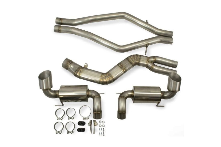 ETS Cat-Back Exhaust System Straight Pipe Resonated  - Toyota Supra 2020+