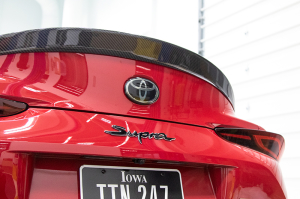 OLM Carbon Fiber RV Style Rear Trunk Spoiler - Toyota Supra 2020+