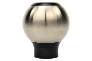 AutoStyled 6 Speed Shift Knob Black w/ Stainless Steel Center - Subaru STI 2004+ / Subaru WRX 2015+ / Subaru BRZ 2013+ / Scion FR-S 2013+ / Toyota 86 2017+