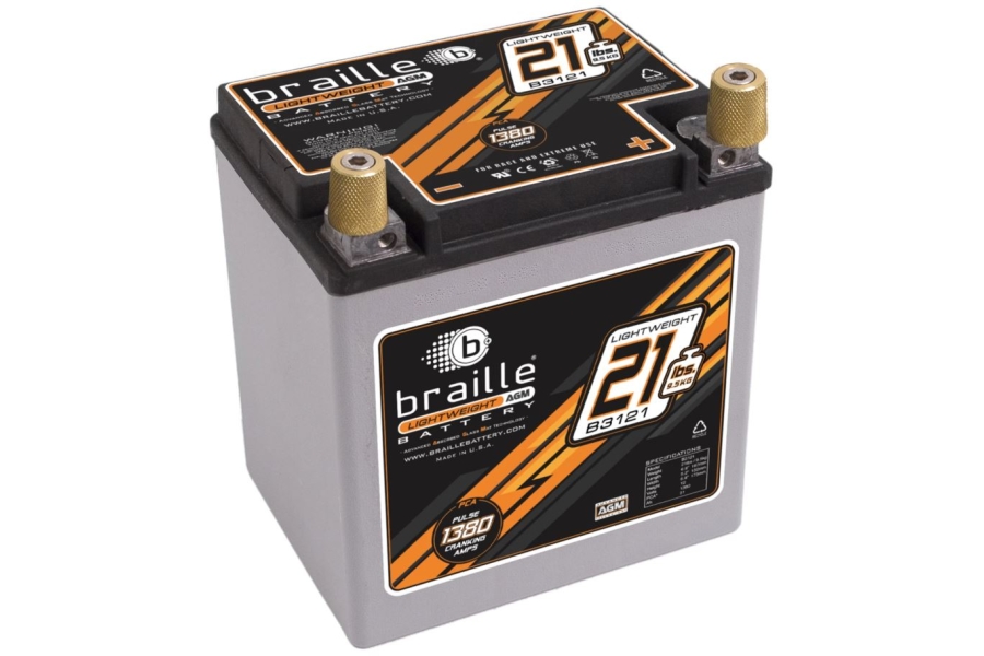 Braille Battery Lightweight Advanced AGM Racing Battery - Universal
