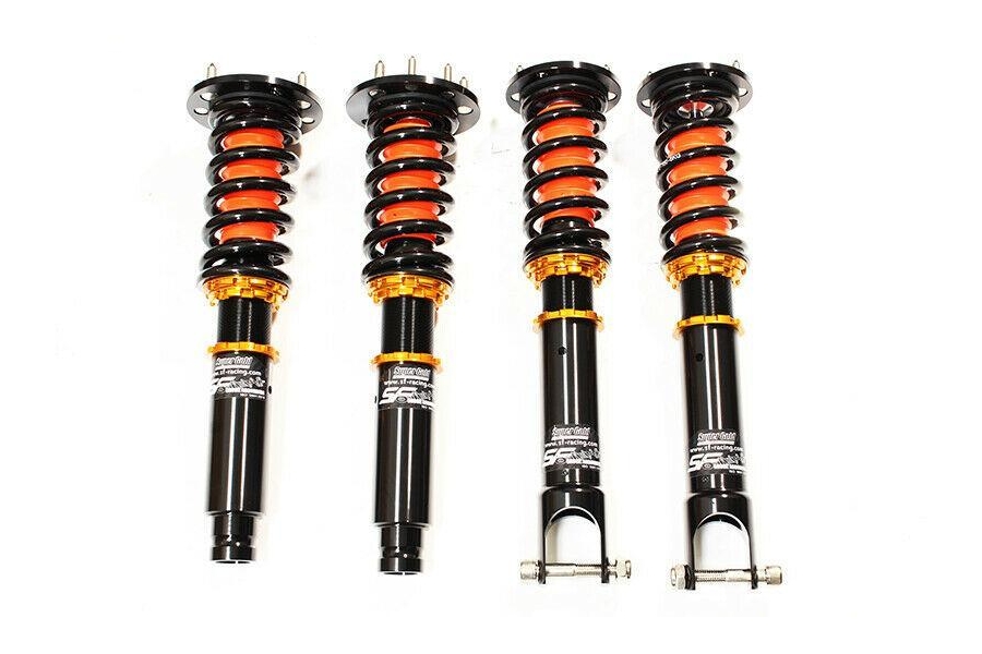 SF Racing Sport Coilovers w/ Front and Rear Rubber Mounts 10K / 8K Springs - Subaru WRX / STI 2015 - 2020