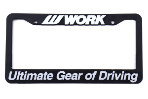 WORK Wheels License Plate Frame - Universal