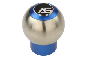 AutoStyled Shift Knob Blue w/ Stainless Steel Center - Ford Focus RS 2016+ / Ford Focus ST 2013+ / Ford Fiesta ST 2014+