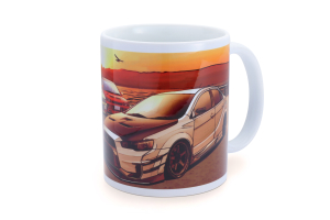 Tomei MUG WHITE EVO SUNSET LAKE KAWAGUCHI - Universal