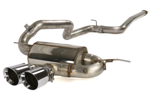 AWE Touring Edition Cat Back Exhaust Non-Resonated Chrome Silver Tips - Ford Focus ST 2013+