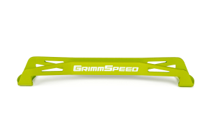 GrimmSpeed Lightweight Battery Tie Down Neon Green - Subaru Models (inc. 2002+ WRX/STI)
