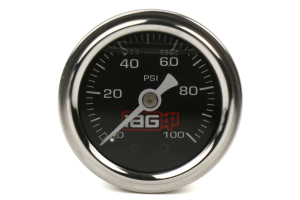 IAG Fuel Pressure Gauge Black - Universal