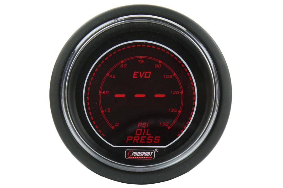 Prosport Evo Oil Pressure Gauge 216evoeop Psi Free