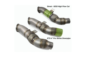 ETS Street GESI High Flow Catted Downpipe w/Pro Series Connection  - Toyota Supra 2020+