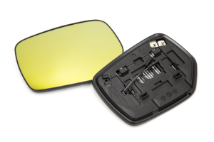 OLM Wide Angle Convex Mirrors w/ Turn Signals / Defrosters / Blind Spot Detection Golden - Subaru WRX / STI 2015+