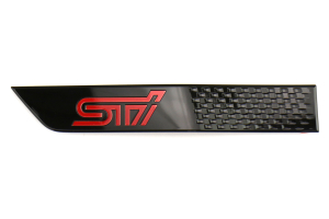 Subaru OEM STI Black Fender Emblem Left - Subaru WRX / STI 2015+ 