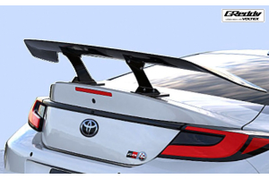 GReddy VOLTEX Rear Wing Center Mounts Wet Carbon - Toyota GR86 2022+