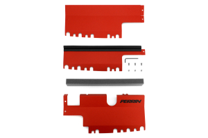 PERRIN Radiator Shroud Red - Subaru WRX/STI 2015+