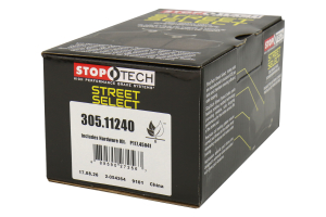 Stoptech Street Select Rear Brake Pads - Scion FR-S 2013-2016 / Subaru BRZ 2013+ / Toyota 86 2017+