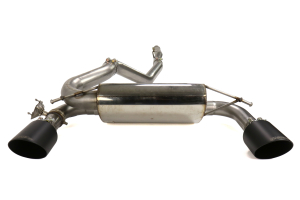 Milltek Cat Back Exhaust 3in w/Cerakote Black Finished Tips Non Resonated - Ford Focus RS 2016+