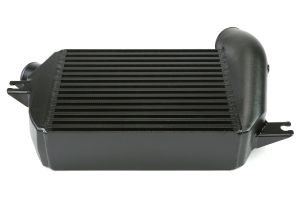 Grimmspeed Top Mount Intercooler Kit w/ Splitter Black - Subaru WRX 2015-2018