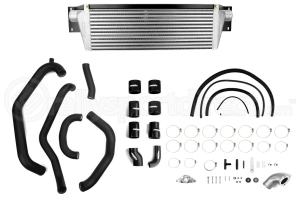 PERRIN Front Mount Intercooler and Piping Kit Black Piping/Silver Core - Subaru WRX 2008-2014
