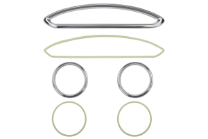 GCS Anodized Aluminum A/C Vent Trim Silver - Scion FR-S 2013-2016 / Subaru BRZ 2013+ / Toyota 86 2017+