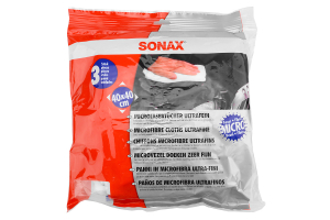 SONAX Ultrasoft Microfiber Cloth (3-Pack) - Universal