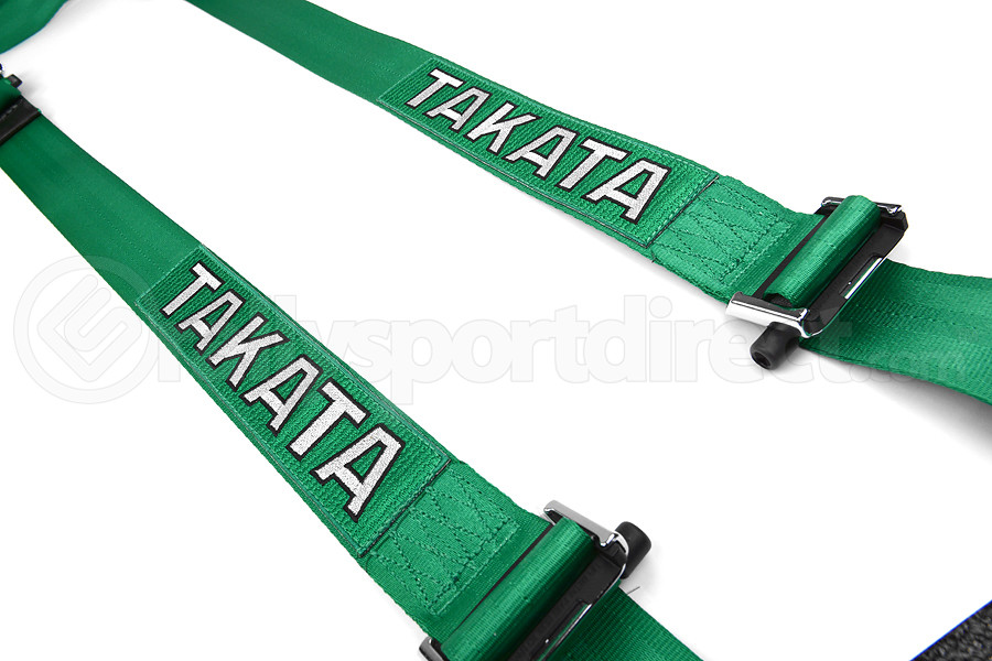 Takata Drift II 4-Point Harness Green Bolt-On (Part Number: T 74001-H2) Takata Drift II 4-Point Harness Green Bolt-On (Part Number: )