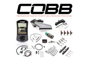 COBB Subaru NexGen Stage 2 + Flex Fuel Redline Carbon Fiber Power Package - STI 2015-2021, 2018 Type RA