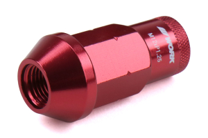 Work Wheels RS-R Lug Nuts M12x1.25 Red Open End - Universal