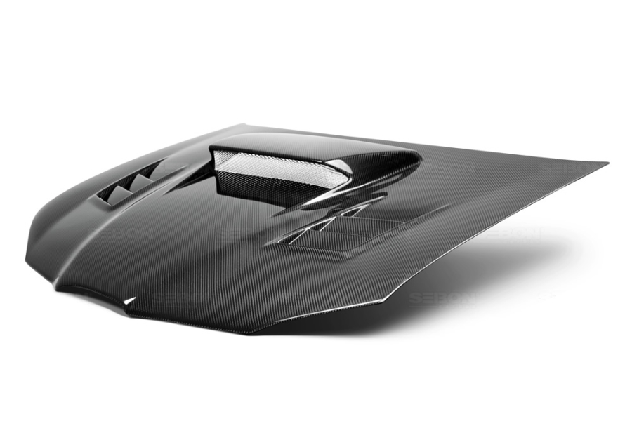 Seibon Carbon Fiber CWII Style Hood Subaru WRX STI 20062007