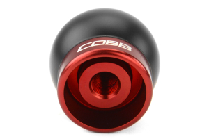 COBB Tuning Delrin Shift Knob Black/Red - Ford Mustang 2015+