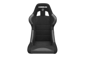 Corbeau Forza Fixed Back Black Microsuede Seat - Universal