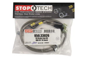 Stoptech Stainless Steel Brake Lines Front - Volkswagen Models (inc. 2015+ GTI PP / 2016+ Golf R)