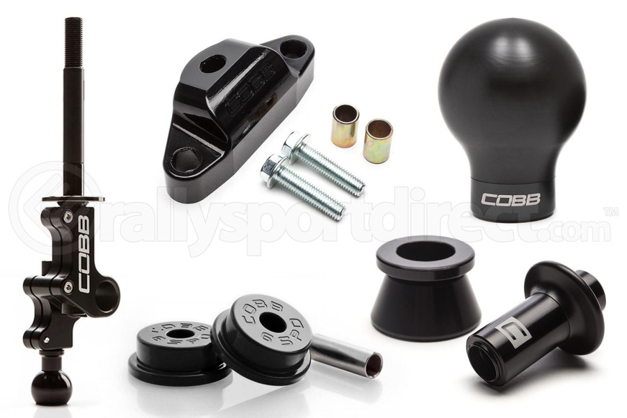 COBB Tuning Stage 2+ Drivetrain Package w/ Black Lockout and Black Shift Knob - Subaru STI 2004 - 2020
