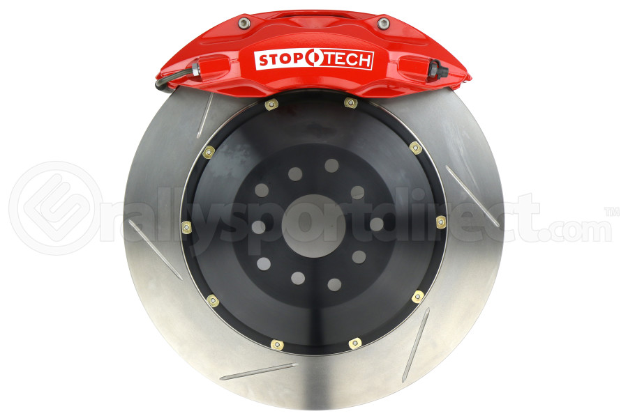 Stoptech St40 Big Brake Kit Front 355mm Red Slotted Rotors