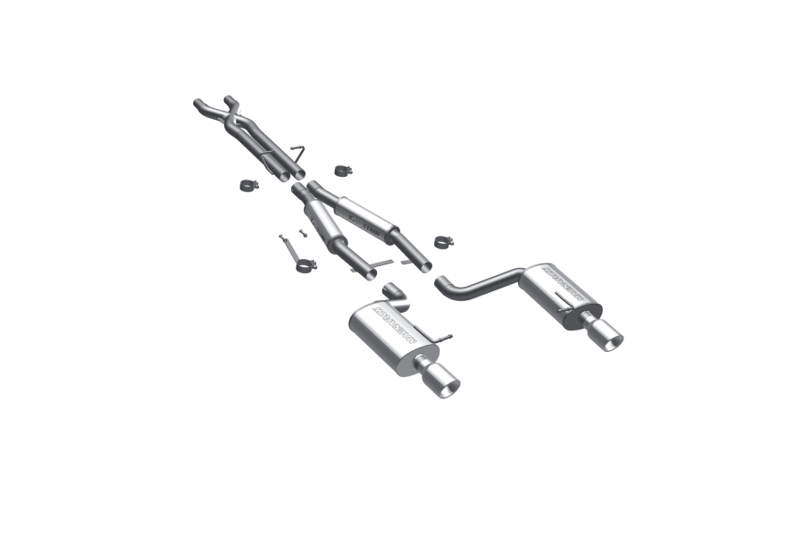 MagnaFlow Touring Series Cat Back Exhaust System - Audi S4 2004-2006