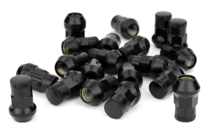 Muteki SR35 16+4 Closed Ended Black Lug Nuts 35mm 12x1.25 - Universal