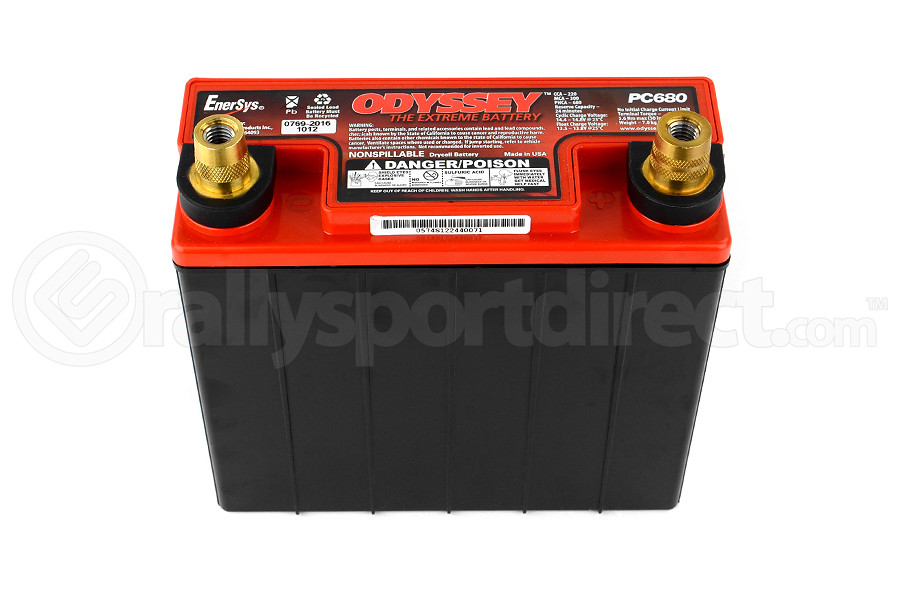 Odyssey Lightweight Battery w Terminals PC680T Free Shipping
