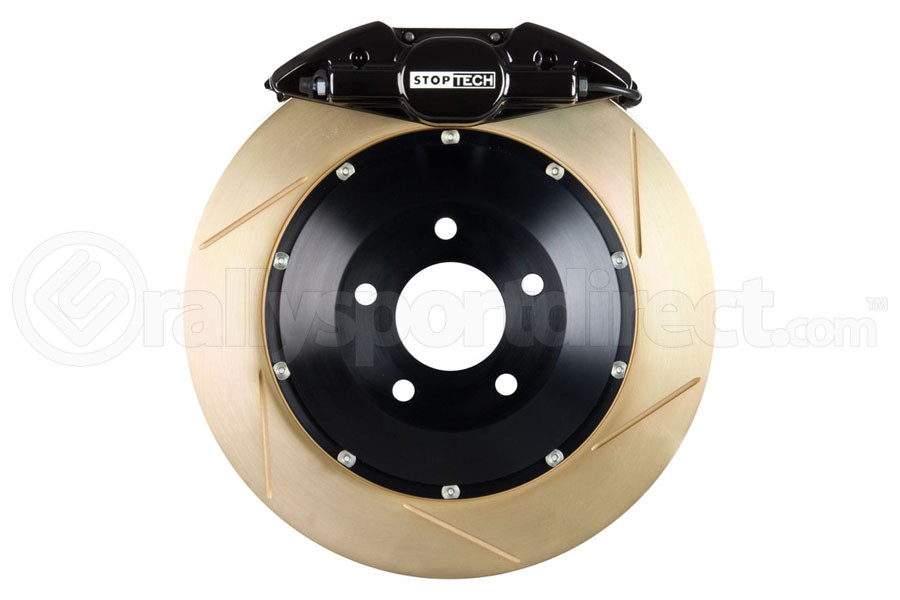 Stoptech ST22 Big Brake Kit Rear 328mm Black Zinc Slotted Rotors